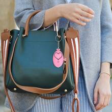 Alarma personal de 130DB, forma de corazón, alarma de seguridad personal con luces LED, alarma de emergencia segura y sonora para mujeres - Multicolor - Ver 6