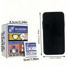 1 Box (100 Tablets Each)/(50 Wet Wipes In A Bag) Glasses Wet Towel, Disposable Glasses Cloth, With Fog Removal Function, But Also Wipe Mobile Phone Screen, Camera And So On,Belt,Glasses - Multicolor - View 4