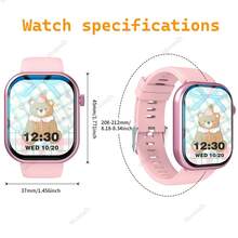 MixtataDi 1pc Silicone Smart Watch, 2.01 Inch Touch Screen Multi-Function Electronic Watch For Teens With Various Sports Modes, Photo Control, Social App Message Notification, Alarm Reminder, Great For School, Exercise - Nhiều màu - Xem 10