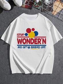 ¡Presume de estilo repostero con esta camiseta motivacional de algodón para mujer, con un estampado vibrante y un ajuste cómodo! Exprésate hoy con esta divertida camiseta. Talla extragrande. - Blanco - Ver 3