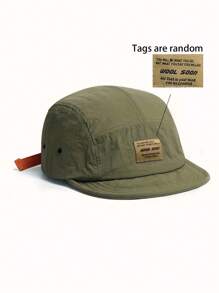 1pc Retro Japan Street Style Men Short Peak Baseball Cap, Outdoor Quick-Dry Breathable Lightweight American Hip Hop Snapback