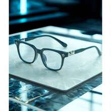 Geometric Plastic Decoration Daily Retro Fashion Classic Basic Casual Ladies Transparent Glasses Outdoor Travel Daily - 1 - View 1