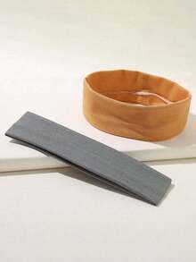 6pcs/10pcs Set Multicolor Fabric Fashion Headbands, Versatile For Daily Wear Hair Accessories Workout Hair Bands Yoga Sweatband Autumn Winter Head Scarf Fall Head Band For Vacation Outfits Woman - Multicolor - View 6