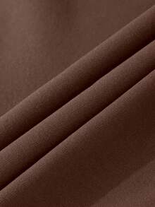 Sudadera con capucha gráfica de moda para hombres, sudadera con capucha casual ligeramente elástica y transpirable para exteriores - Marrón - Ver 8