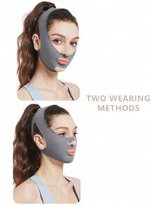 1 件女士面部绷带面罩，适合日常佩戴、居家或健身房使用