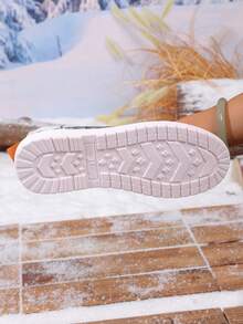 Zapatos planos para mujer, zapatos con forro térmico deslizantes, zapatos casuales, zapatos deportivos para exteriores, zapatos de invierno cálidos para mujer, suelas antideslizantes y resistentes al desgaste, cómodos y transpirables