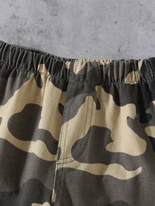 1条装幼儿男童休闲街头风格迷彩工装牛仔裤，秋冬新品