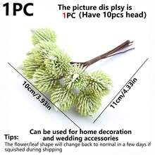 1/3/5 pièces Boule épineuse artificielle de 11 cm Bouquet de Noël Plantes artificielles Convient pour les décorations d'automne, d'Halloween, de Noël, de mariage, de maison, de salle à manger, de chambre, de cuisine, de fête d'anniversaire, de jardin extérieur, de sapin de Noël