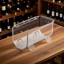 SLWHYZL Single Bottle Holder | Stackable Wine Water Bottle Organizer For Cabinet Countertop Fridge Space-Saving Storage Rack