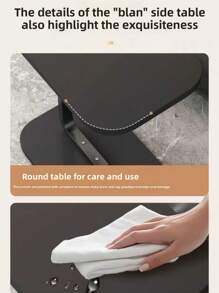 1 Piece Living Room Sofa Side Table, Living Room Coffee Table, Storage Bedside Table, Balcony Tea Table