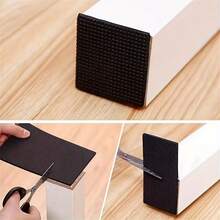 1/3/6pcs Multi-Purpose Quiet Pads, Freely Trimmed Anti-Slip Furniture Pads, Suitable For Non-Slip Shoe Sole Repair, Height Increase Insoles, Table/Chair/Bed Leg Pads, Protect Floor Increase Quiet Pads, Self-Adhesive, Scratch-Resistant Sofa, Chair And Leg Stickers