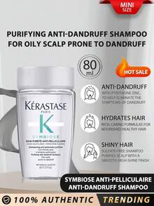 Kérastase [Mini] 舒緩去屑洗髮精 80ml*3/240ml / 保濕去屑無硫酸鹽洗髮精，適用於易產生頭皮屑的頭皮與頭髮。清潔並滋潤頭皮與頭髮 | 適用於易產生頭皮屑的頭皮 | 無硫酸鹽 | 含吡羅克酮鋅配方 - 80ml*3 - 240ml - 查看 8
