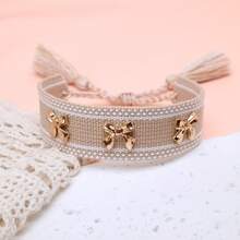 Women String Bracelets - Khaki - View 3