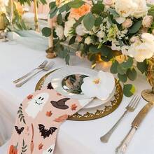 2/4/6/48pcs Halloween Ghost Print Soft Kitchen Towels/Hand Towels, Multi-Purpose, Quick Drying Dish Cloths, Suitable For Kitchen, Celebrations, Weddings, Decorations And More