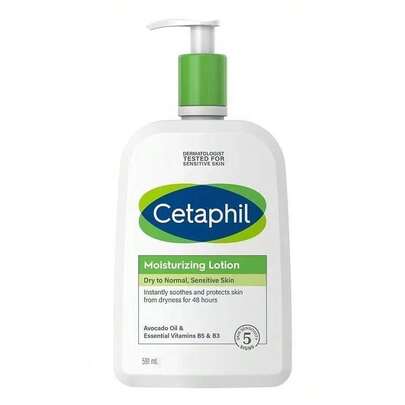 Cetaphil 保湿乳液 591毫升，适用于中性至干性、敏感性肌肤，含烟酰胺和维生素E