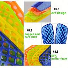 زوج من واقيات الساق للكبار للكرة القدم، وسادات واقية احترافية لمباريات كرة القدم والتدريب، حماية الساق للرياضة
