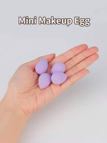 RANCAI 洗脸头带和腕带套装，化妆海绵三角粉扑爪子迷你海绵，适用于粉底液，可重复使用卸妆棉，20片装 - 彩色 - 查看 6