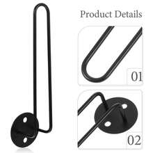 2 piezas Estante metálico para gorras, para gorras de béisbol, perchero de almacenamiento de sombreros, ganchos de pared, perchero de pared para sombreros, dormitorio, cocina, oficina, organizador de almacenamiento para el hogar, 1/2 piezas - Multicolor - Ver 8