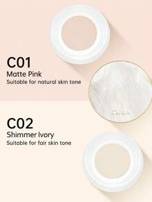 CATKIN CATKIN Chic Luxury Loose Baking Setting Powder 15g Silky, Weightless, Blurring, Smooths, Minimizes Pores And Fine Lines Vegan Formula Natural Medium C02 SHIMMER IVORY