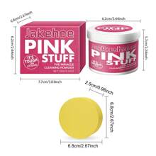 500g Magic Kitchen Cleaning Powder, Stainless Steel Cleaning Paste, Multi-Purpose Degreaser Suitable For Pots, Pans, Surfaces, Deep Cleaning For Vent Hoods, Stoves, Faucets And Stubborn Dirt, Kitchen Pot Bottom Cleaning Polish - Recommend 500g Size