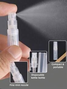 Set de 10 piezas de Atomizadores de perfume desechables de plástico de 2ml/3ml/5ml, Botellas de muestra de fragancias pequeñas, Tamaño portátil para viajes - Multicolor - Ver 7