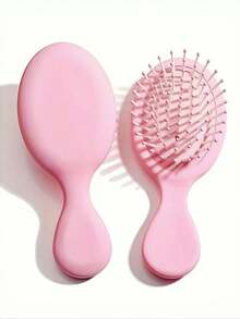1 szt. Japoński zestaw mini grzebieni do wykańczania włosów do normalnych włosów, funkcja masażu, matowa rączka z żywicy, gumowe włosie - przenośne czarne plastikowe szczotki do włosów do stylizacji długich włosów, szczotka do włosów, grzebień, narzędzia do włosów, produkty do włosów i akcesoria do salonu fryzjerskiego, niezbędne w podróży, akcesoria do domu i urody dla kobiet, prezenty, zestaw do stylizacji włosów, narzędzia do stylizacji włosów