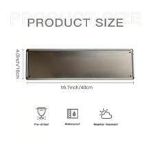 Vintage Violet Cornelia Street Sign - Heavy-Duty Iron Metal Wall Decor With White Lettering & Purple Background, 16x4 (40.64x10.16cm) Street Nameplate Home, Bar, Cafe, Garage - Pre-Drilled Holes, Easy Mounting, Durable Indoor/Outdoor - 混合色 - 查看 3