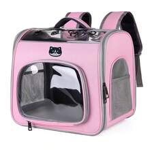 1 Piece Candy Colored Pet Transport Backpack For Cats And Dogs, Breathable And Practical, Large Capacity(Randomly With Cat Head Pattern) - Multicolor - View 14