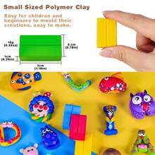 CiaraQ Small Block Polymer Clay Starter Kit, Oven Bake Clay, DIY Molding Clay, Great For Kids, Beginners