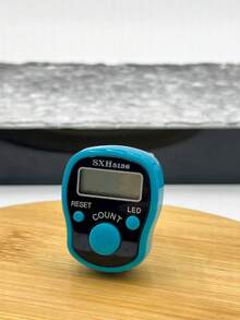 2 件迷你便携式 LED 数字计数器、手指环计数器、触摸按钮计数器，适合家庭使用 - 彩色 - 查看 12
