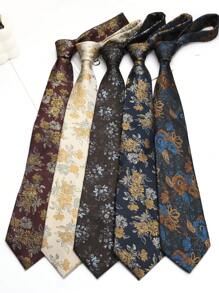 1条手工花卉领带，适合休闲、日常、派对、婚礼、伴郎等场合，也可作为圣诞装饰的礼物。 - 彩色 - 查看 7