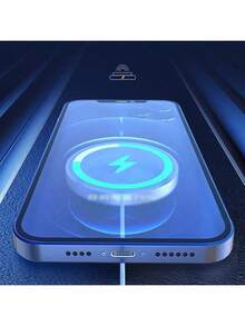 1Pack 15W Magnetic Wireless Charger Type C Compatible With IPhone 17 Pro Max/17 Pro/17/16/15,Gmwei Phones, Fast Wireless Charging, Portable - White - View 10