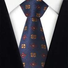 1pc Paisley Pattern Casual Necktie, Polyester Fiber, Suitable For Work, Street, All Seasons, Hot Selling Promotion