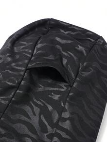 Women's Autumn And Winter Plus Size Thick Fleece Hooded Outdoor Casual Sports Jacket - Black - View 6