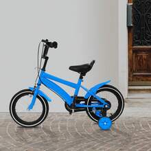 14'' Children's Bike, Learning Bike For Children - Blue, Suitable For Children Height 100-115cm - Blue - View 9