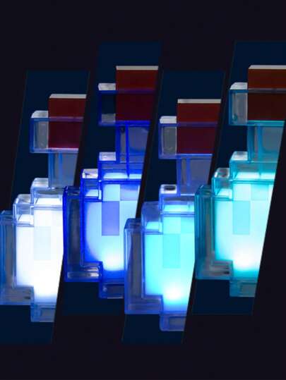 Đèn ngủ hình khối lọ thuốc đổi màu 8 sắc - Kiệt tác nghệ thuật pixel RGB | Trang trí phòng chơi game thiết yếu, đèn ngủ game thủ & quà tặng sáng tạo, hiệu ứng đổi màu động mô phỏng lọ thuốc ảo, lý tưởng để mang phép thuật game vào không gian đời thực, đèn ngủ hình khối lọ thuốc 8 màu.