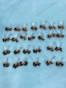 1pc Butterfly And Letter Dust Plug Compatible With Iphone Charging Port Type-C Charging Port Data Port Plug. Compatible With Mi Oppo Vivo Samsang Iphone5-16 Earphone