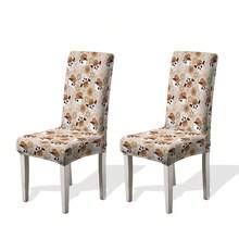 1/2/4/6/100pcs Halloween Print Chair Covers, Cartoon Holiday Atmosphere Decor Dust-Proof Elastic Full Cover Chair Slipcovers For Restaurant, Halloween Decoration, Holiday Party - Multicolor - View 30