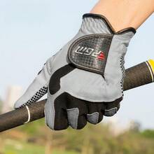 Golf Gloves, Men's Left-Handed Single Sport Gloves, Anti Slip Texture Particles, High-Performance Ultra-Fine Fibers, Breathable And Moisture Absorbing, Super Strong Grip, Enhanced Control And Durability, Sports Protective Equipment, Microfiber Fabric, Anti Slip Professional Full Finger Gloves, Outdoor Sports Fitness Equipment Accessories - Multicolor - View 9