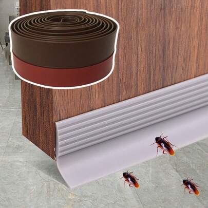 1PC Under Door Draft Stopper, Home Improvement, Weather Stripping Door Seal, Bottom Of Door Sweep, Garage Window Blocker Noise Dust Insulation Draft Guard