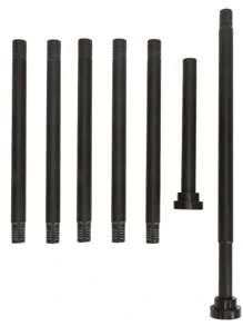 1pc Adjustable Stainless Steel Shower Curtain Rod, Home Use No Drill Curtain Rod, Tension Shower Curtain Rod, Retractable Metal Rod For Drying Clothes, Curtain Hanging, No Drilling Installation, Suitable For Bedroom, Bathroom, Balcony In Multiple Sizes