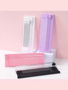 A4 Paper Cutter, Gift Packaging Cutter, Portable A3/A4 Paper Cutter, Simple And Precise Paper Cutter, Two-Way Paper Cutter, With Automatic Protection Cutter, Manual Scrapbook Cutter, Suitable For Home Office, DIY Of Students, Kraft Paper Cutting Of Scrapbook Photo Cards, Light Office Stationery In Six Scenes, Preferred For Returning To School As A Gift.