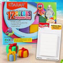 CiaraQ Small Block Polymer Clay Starter Kit, Oven Bake Clay, DIY Molding Clay, Great For Kids, Beginners