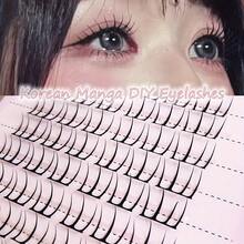 60 Stücke natürliche, weiche und flauschige Wimpernverlängerungen - leicht für den täglichen und festlichen Gebrauch, einfach anzubringen, geeignet für alle Augenformen - ideal für Anfänger und Profis, Wimpern-Accessoires, Katzenkrallen-Design, bequemer Sitz