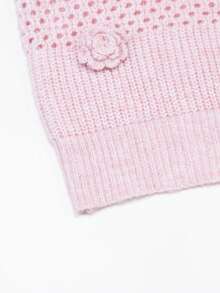 Women's Solid Color Ribbed Knit Sweater, Casual Autumn/Winter