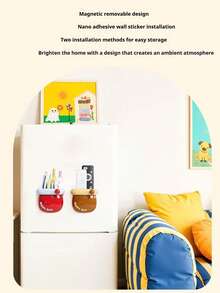 Pudełko do przechowywania z adsorpcją magnetyczną dopaminy (1 szt.), organizer na biurko, organizer na biurko, pudełko do przechowywania z adsorpcją magnetyczną, kreatywne przechowywanie artykułów papierniczych, przegroda do szuflady, pudełko do przechowywania w akademiku/biurze, pudełko do przechowywania różnych rzeczy