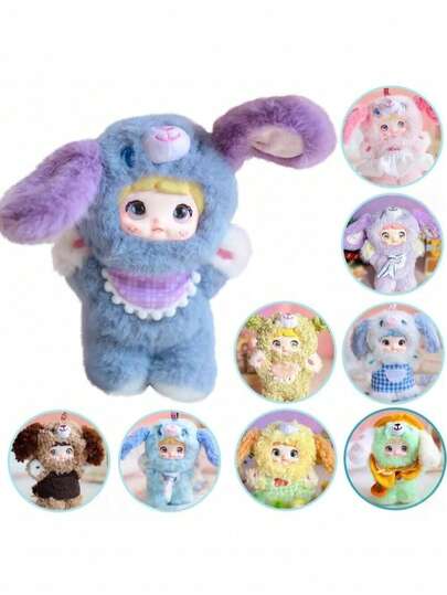 Nommi Puppy Diary Series Cute Vinyl Face Doll, Random Design Gift Figure Toy Cute Anime Figures Dolls Toys, Random Hair Color