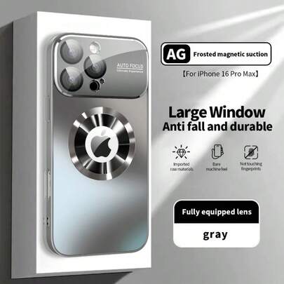 Étui de téléphone magnétique en titane de luxe, tout neuf. Compatible avec les modèles Apple 16, 15, 14, 13, 12 et 11 Pro Max Plus. Prend en charge la charge sans fil magnétique et est équipé d'une protection en verre résistant aux chocs pour l'objectif de l'appareil photo. Cadeau d'anniversaire ou d'occasion