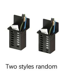 1/2pcs Wall Mounted Bathroom Storage Shelf, Punch-Free, Toilet Shower Room Washbasin Organizer Rack, For Small Items And Tools Home Bathroom Decor Bathroom Organizer , Bathroom Toilet Hand Washing Sink Toothbrush Toothpaste Comb Storage Artifact,Back To School,Bathroom Decor & Accessories