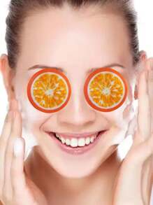 10片/20片/30片/50片/100片一次性眼膜保湿膜纸，无纺布印花青瓜眼膜纸，DIY印花眼膜美容膜，适合女性日常保湿使用，送家人，老婆，孩子小礼物 - 彩色 - 查看 5